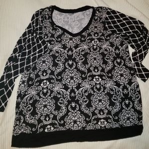 Long sleeve patterned shirt